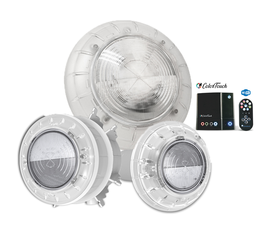 Emaux-LED-塑料-不鏽鋼不銹鋼-泳池-ip68-防水-led-水下燈-水底燈